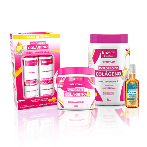 Kit Colágeno + Óleo Jojoba | bn.Cachos